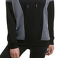 Calvin Klein Women's Performance Colorblocked Hoodie Black Size Medium
