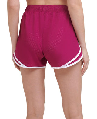 Calvin Klein Women's Perforated Shorts Pink Size Medium