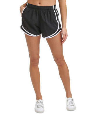 Calvin Klein Women's Perforated Shorts Black Size X-Small