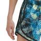 Calvin Klein Women's Printed Shorts Green Size X-Small