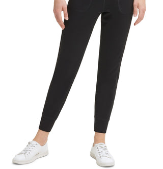 Calvin Klein Women's Performance Slim Fit Full Length Jogger Pants Black Size Large