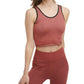 Calvin Klein Women's Impact Crop Top Brown Size Medium