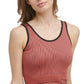 Calvin Klein Women's Impact Crop Top Brown Size Medium