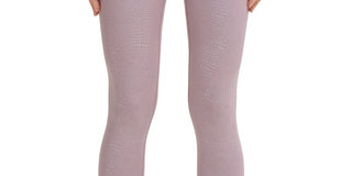 Calvin Klein Women's Metallic Print High Waist Length Leggings Pink Size Large