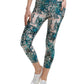 Calvin Klein Women's Performance Printed High Waist Length Leggings Green Size M