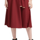 Calvin Klein Women's Belted Houndstooth a Line Dress Red Size 14
