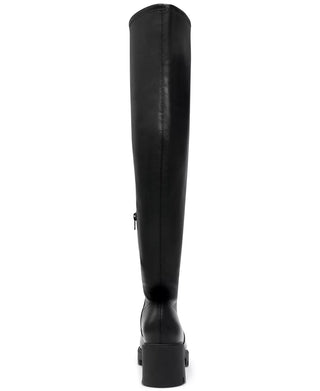 Dv Dolce Vita Women's Nitro Over The Knee Lug Boots Black Size 9 M