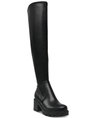 Dv Dolce Vita Women's Nitro Over The Knee Lug Boots Black Size 9 M