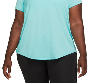 Nike Women's Plus Dry Legend Training Top Blue Size 1X