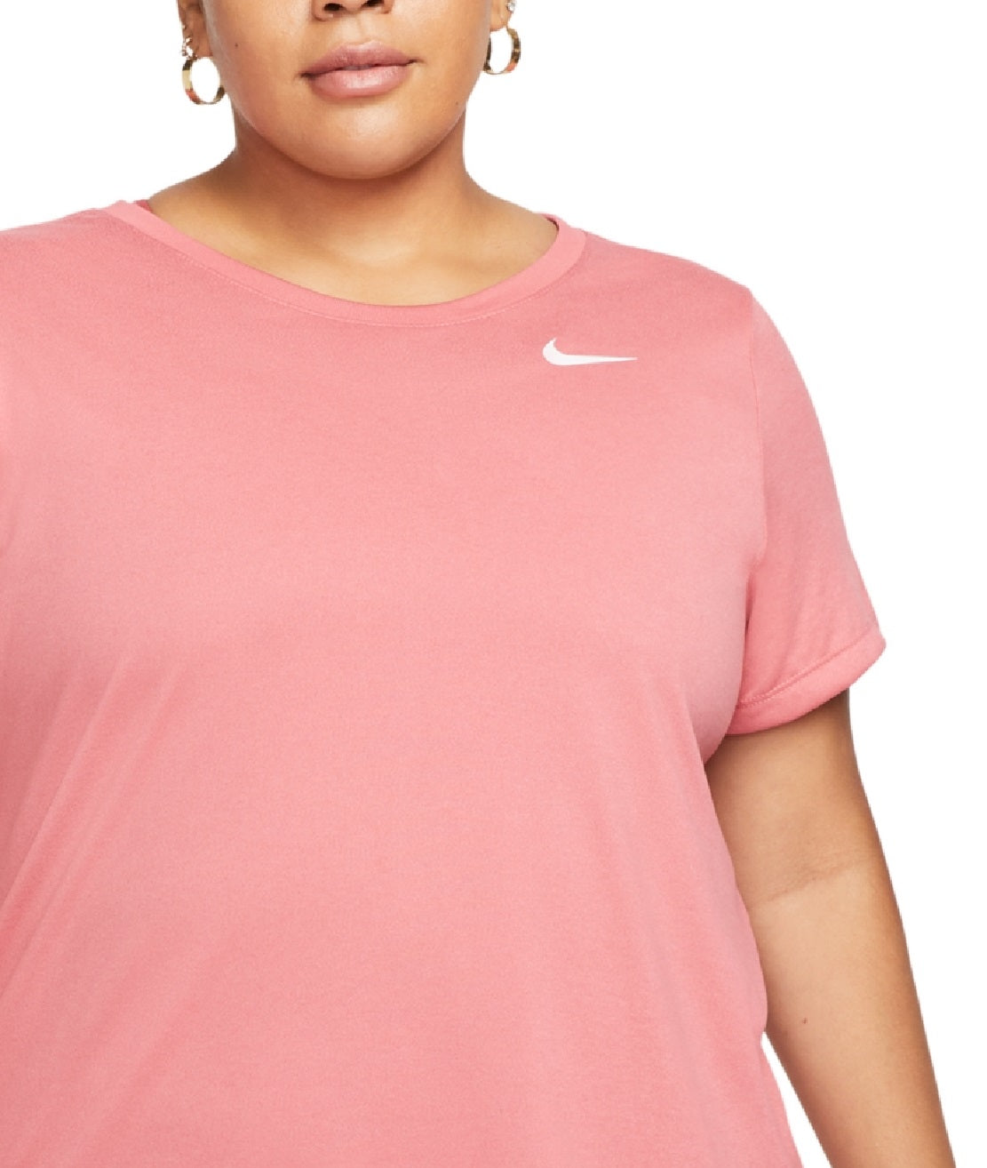 Nike Women's Dry Legend Training Top Pink Size 1X