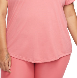 Nike Women's Dry Legend Training Top Pink Size 1X