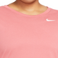 Nike Women's Dry Legend Training Top Pink Size 2X