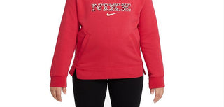Nike Girl's Pullover Hoodie Red Size X-Large