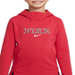 Nike Girl's Pullover Hoodie Red Size X-Large
