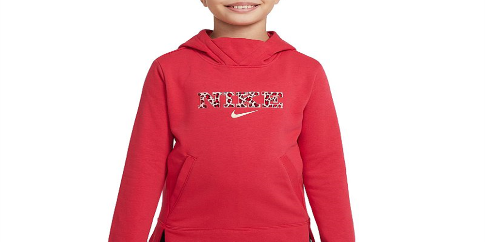 Nike Girl's Pullover Hoodie Red Size X-Large