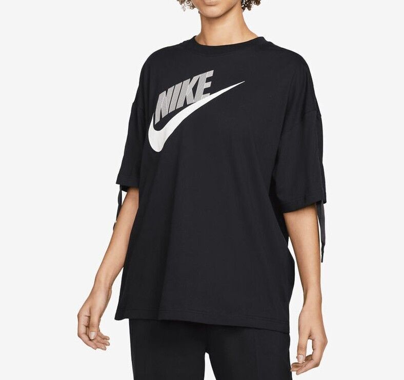 Nike Women's Sportswear Dance Tee Black Size Medium