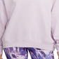 Nike Women's Dri FIT Get Fit Crewneck Training Sweatshirt Pink Size Large