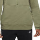 Nike Women's Sportswear Club Half Zip Pullover Green Size Medium