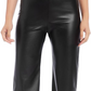Karen Kane Wide Leg Faux Leather Pants Black