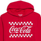 Hybrid Apparel Men's Classic Coke Hooded Fleece Sweatshirt Red Size Large