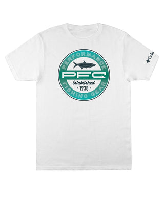 Columbia Men's Zinny Cotton Graphic T-Shirt White Size Small