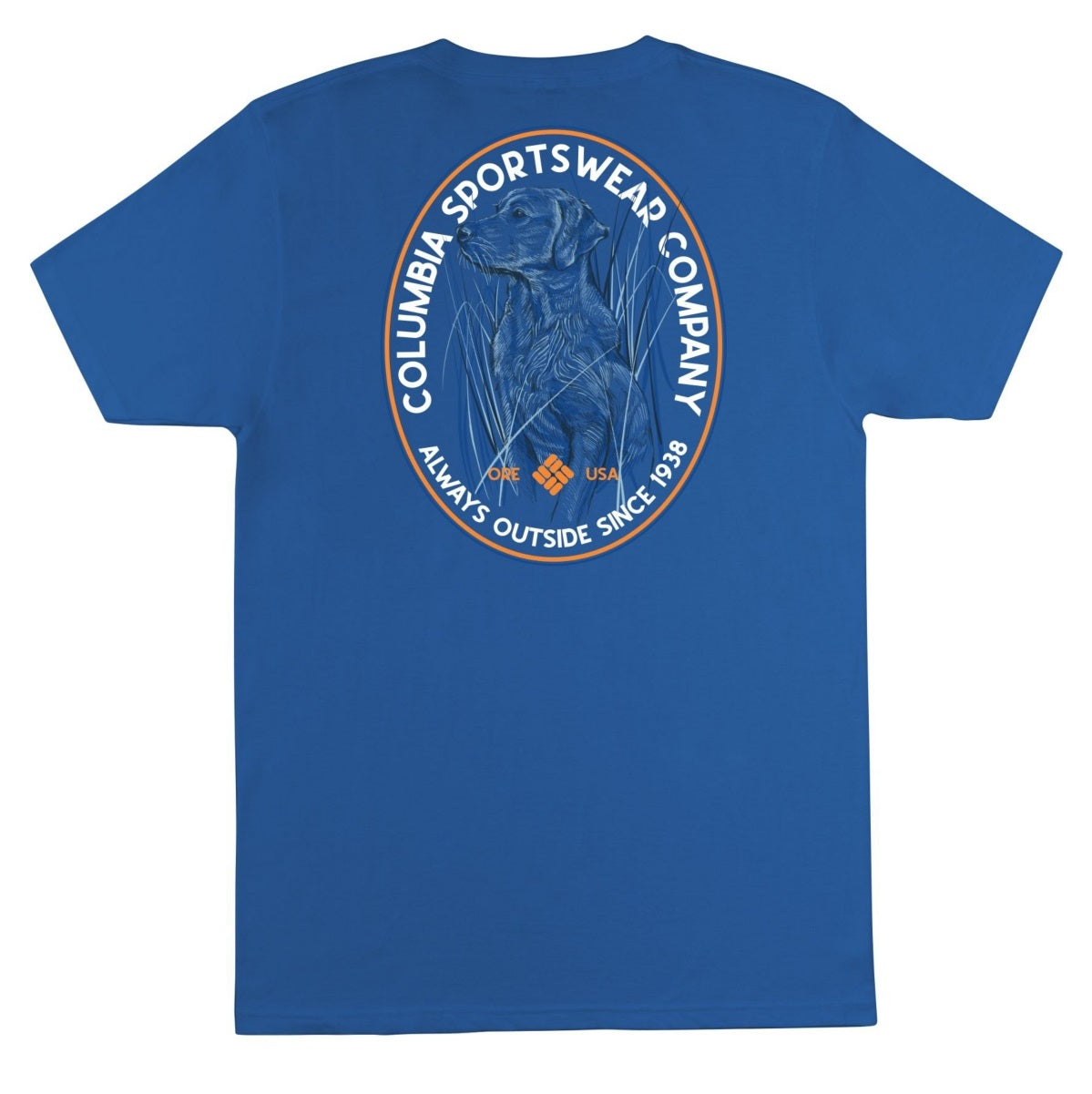 Columbia Men's Keller Graphic T-Shirt Blue Size X-Large