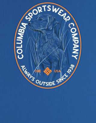 Columbia Men's Keller Graphic T-Shirt Blue Size X-Large