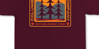 Columbia Men's Monte Graphic Crewneck T-Shirt Red Size Large