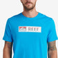 Reef Men's Lucis Graphic T-shirt Blue Size X-Large