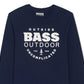 Bass Outdoor Men's Uncomplicated Long Sleeve Logo T-Shirt Blue Size XX-Large