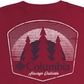 Columbia Men's Fade Graphic T shirt Red Size Medium