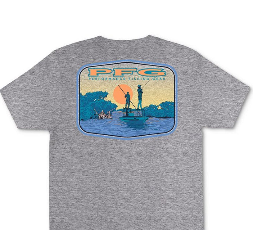 Columbia Men's Graphic Short Sleeves T-Shirt Gray Size Large