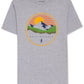 Bass Outdoor Men's Sun Scene Graphic T-Shirt Gray Size XX-Large