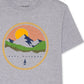 Bass Outdoor Men's Sun Scene Graphic T-Shirt Gray Size XX-Large