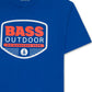 Bass Outdoor Men's Logo Graphic T-Shirt Blue Size Small