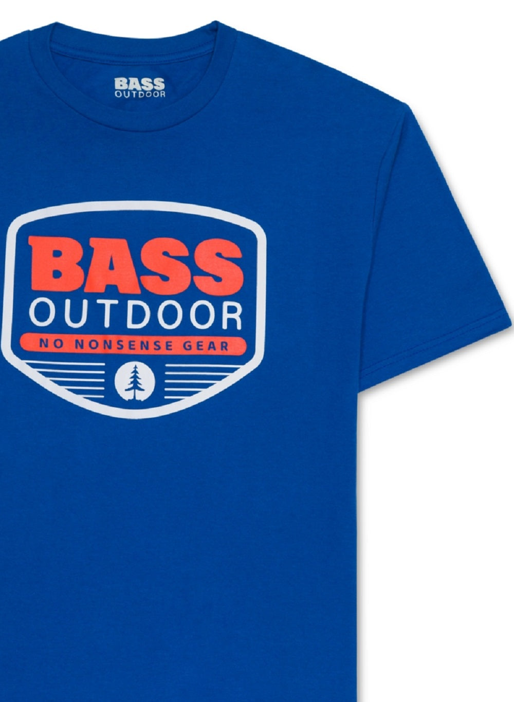Bass Outdoor Men's Logo Graphic T-Shirt Blue Size Small