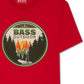 Bass Outdoor Mens Graphic Knit T-Shirt Red Size Small
