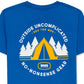 Bass Outdoor Men's Tent Graphic T-Shirt Blue Size X-Large