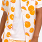 Junk Food Men's Herber Camp Shirt White Size Small