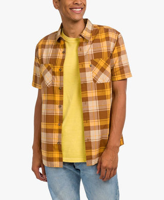 Junk Food Men's Murdock Shirt Yellow Size XX-Large