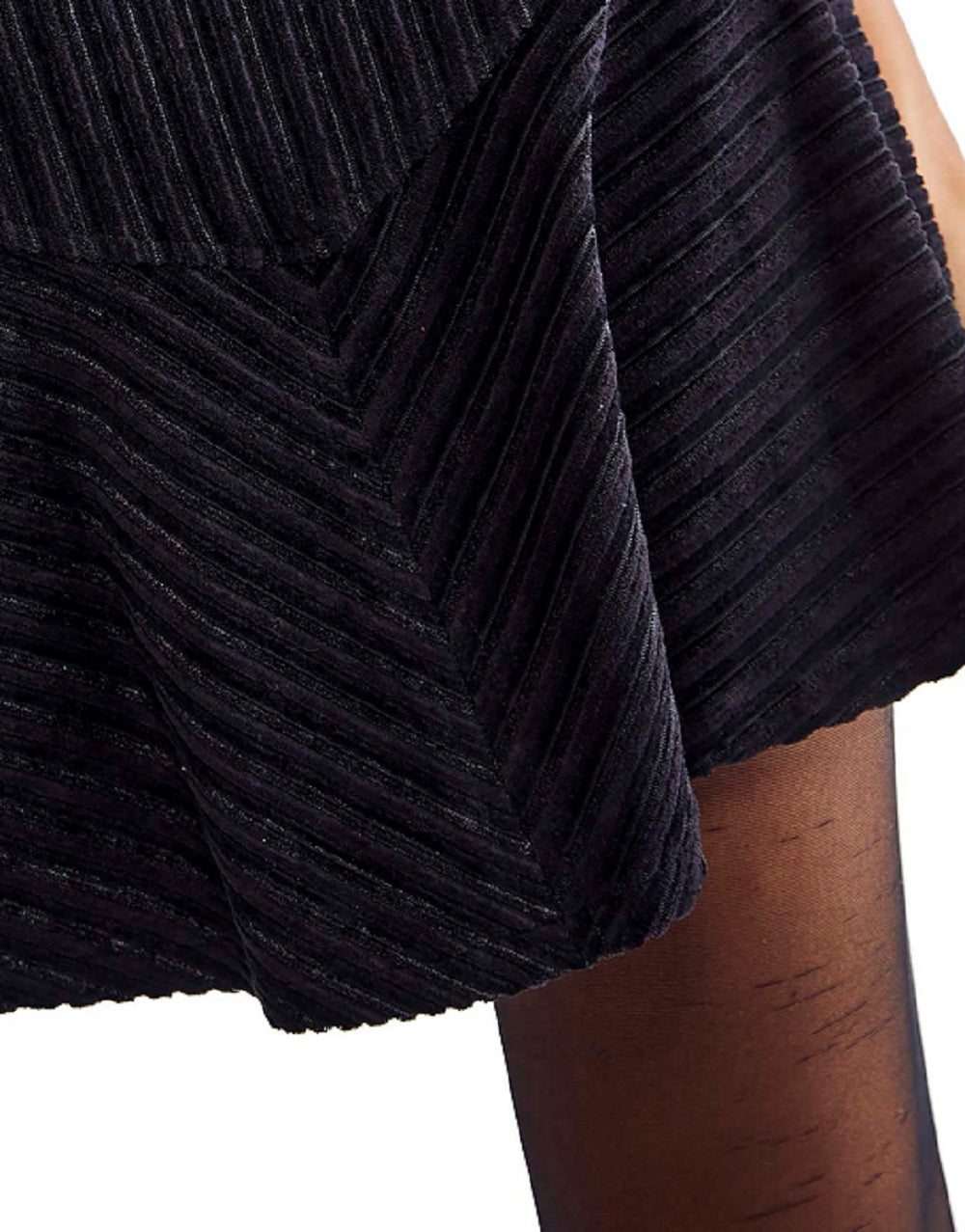 Free People Women's Camden Miniskirt Black Size Medium