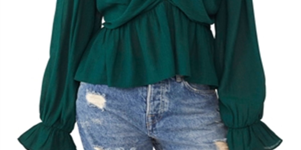 Free People Women's Daia Top Green Size X-Large