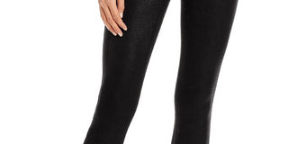 Free People Women's Coated Shimmer Skinny Jeans Black Size 27
