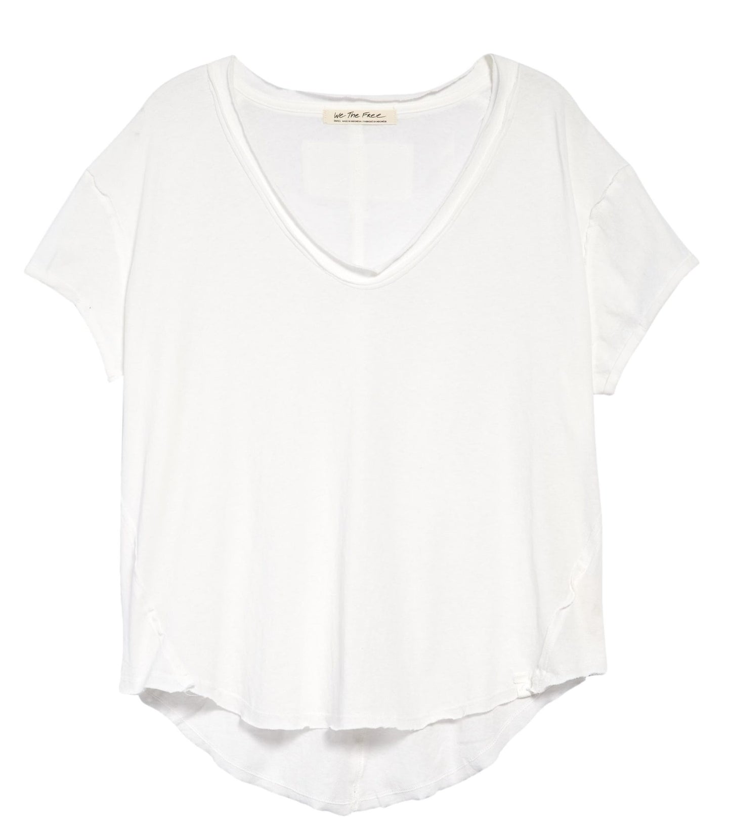 Free People Women's Bring It On T-Shirt White Size X-Large