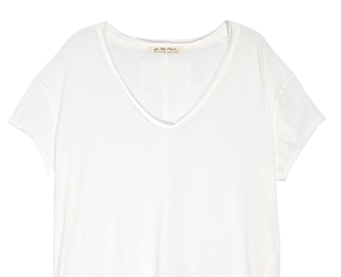 Free People Women's Bring It On T-Shirt White Size X-Large
