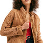 Free People Women's Dolman Sleeve Quilted Jacket Brown Size Medium