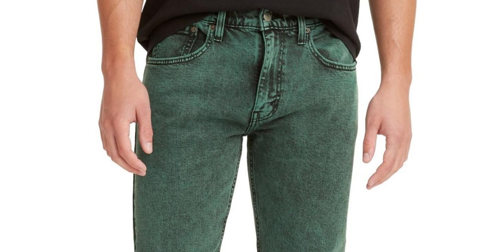 Levi's Men's 512 Slim Taper Fit Jeans -Green Size 31 x 32