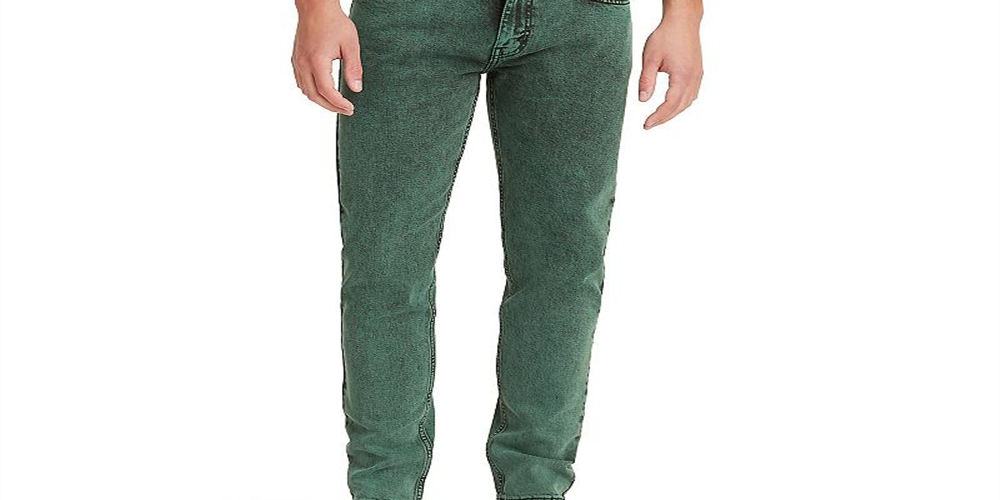 Levi's Men's 512 Slim Taper Fit Jeans Green Size 32 x 29