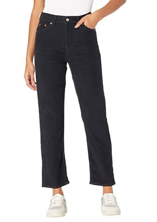 Levi's Women's High Rise Wedgie Straight Jeans Black Size 30X28