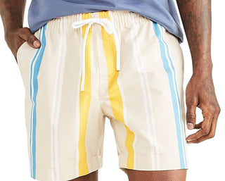 Dockers Men's Playa Straight Fit Stretch Drawstring Shorts Brown Size XX-Large